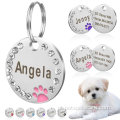 Tags de cães personalizados Nome de PET Nome de Pet personalizado